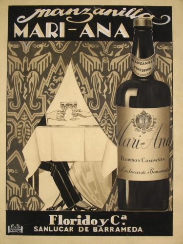 Diseño publicitario para ‘Florido y Cía’, aguada sobre papel (h. 1930), Museo Nacional de Artes
Decorativas. Madrid