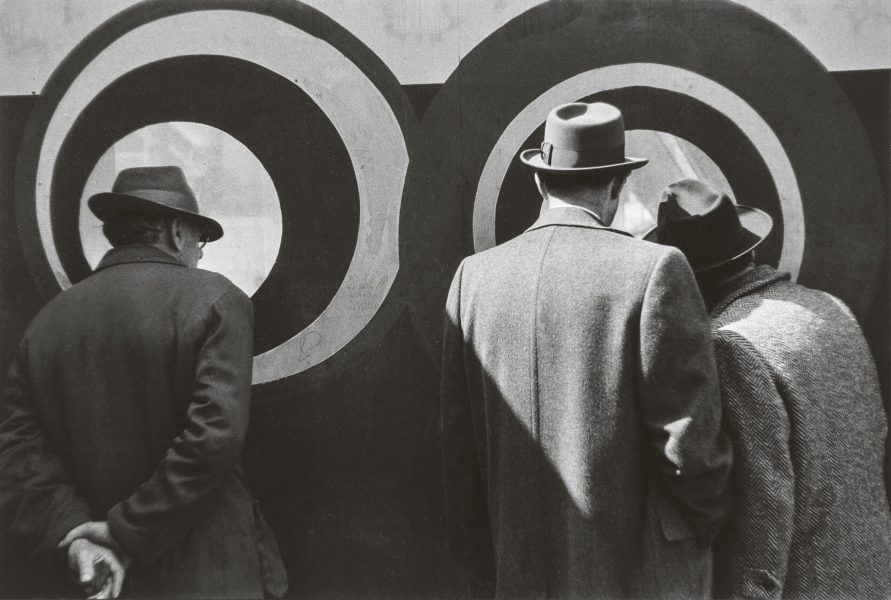 Círculos concéntricos, obra, Nueva York © Louis Stettner Estate